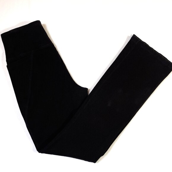 Woman with Control Flair Denim Pants Black 34" Inseam Size M TALL - Picture 3 of 16